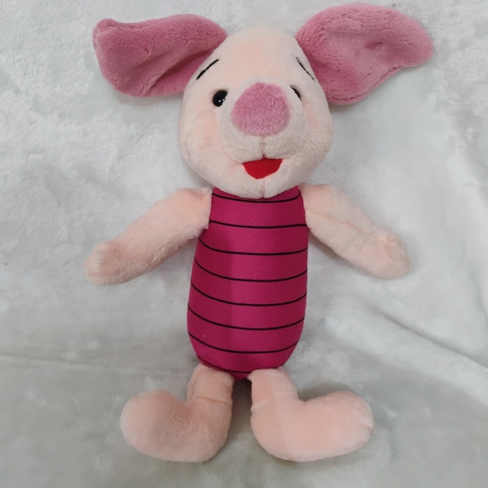 Vtg 1994 Mattel Plush Winnie The Pooh Piglet Sniffle Toy (Doesn't Sniffle)